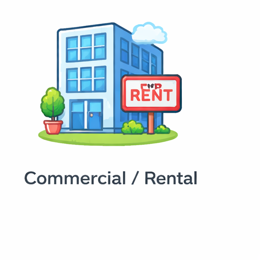 Commercial and rental property painting icon