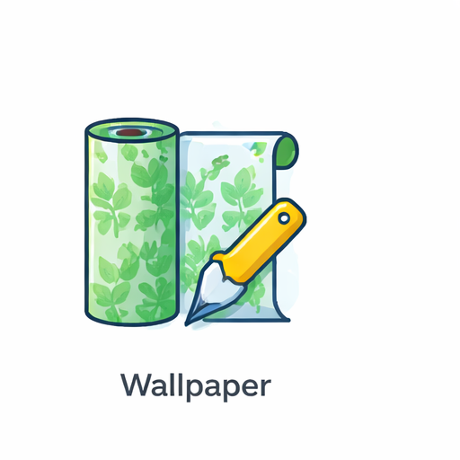 Wallpaper hanging icon